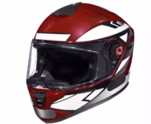 Produtos e Acessórios - Capacete HF3 Vermelho/Vinho 2025